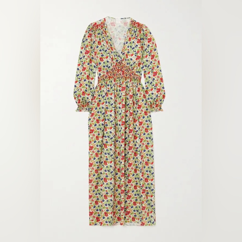 Loretta Capone Floral Print Maxi Dress barely worn size M